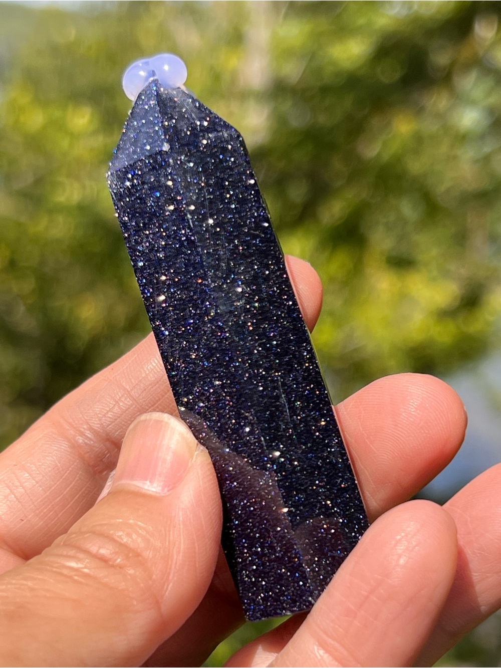 Blue (3) sandstone Tower | crystal
